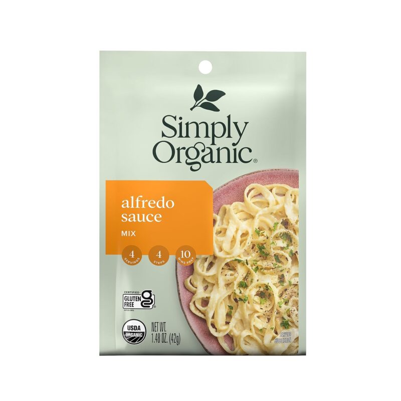simply organic alfredo sauce mix pack
