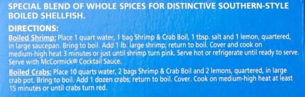 mccormick shirmp and crab boil seasoning pack