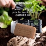 grandps's pine tar soap medium size