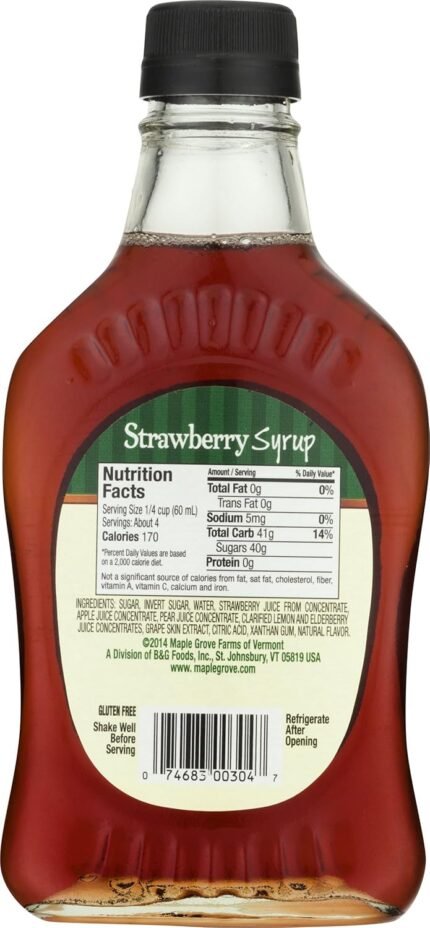 maple grove farms strawberry syrup