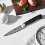 zwilling four paring knife silver black