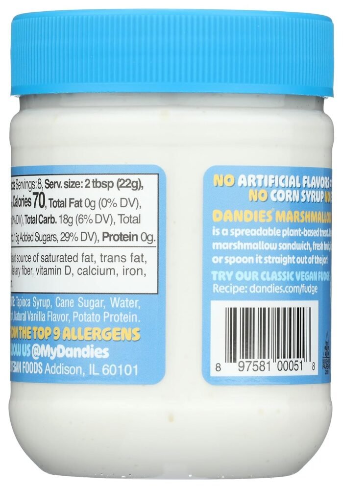 dandies marshmallow cream