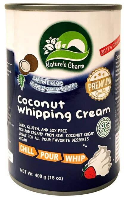 natures charm coconut whipping cream