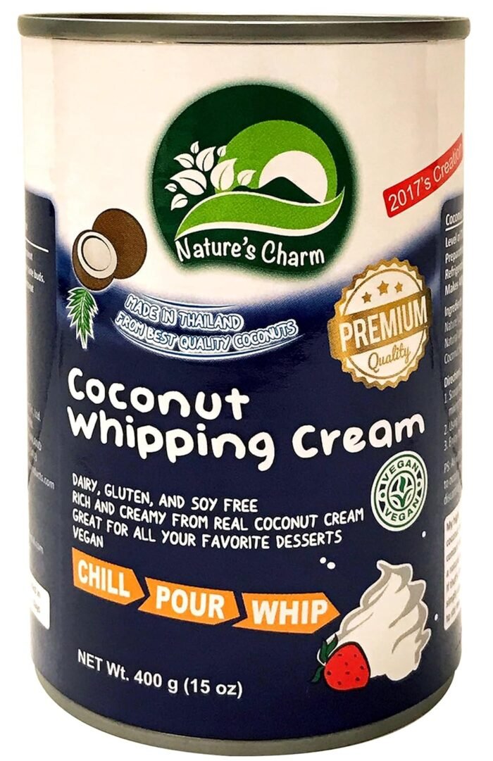 natures charm coconut whipping cream