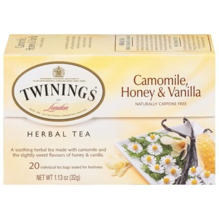 twinings camomile honey & vanilla tea 20 count