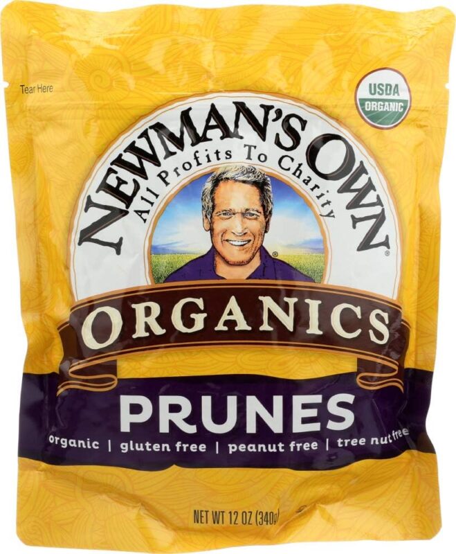 newmans own organics prunes pack