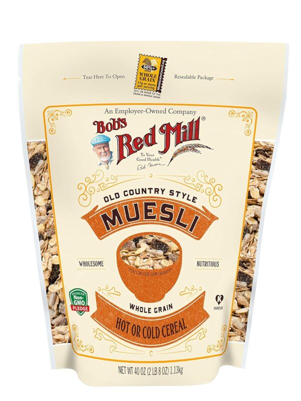 bobs red mill muesli cereal resealable