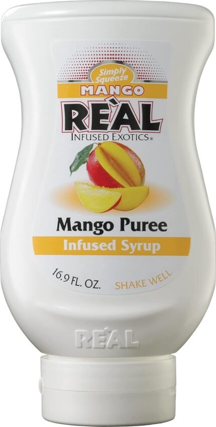 simply squeeze mango puree infused syrup