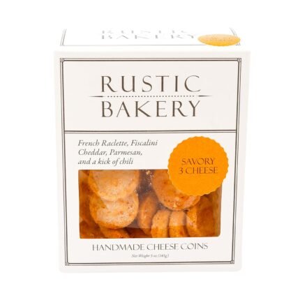 rustic bakery cheese coins original savory