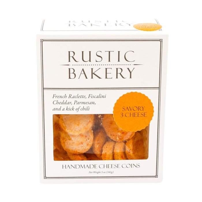 rustic bakery cheese coins original savory