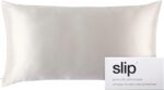 slip silk king pillowacase white