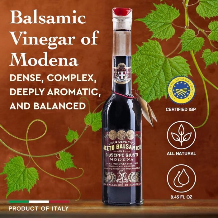 giusti balsamic vinegar of modena 3 gold medals 250 ml