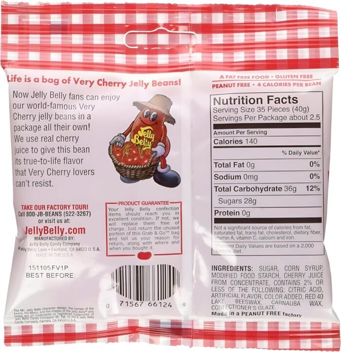 jelly belly very cherry 100 grams