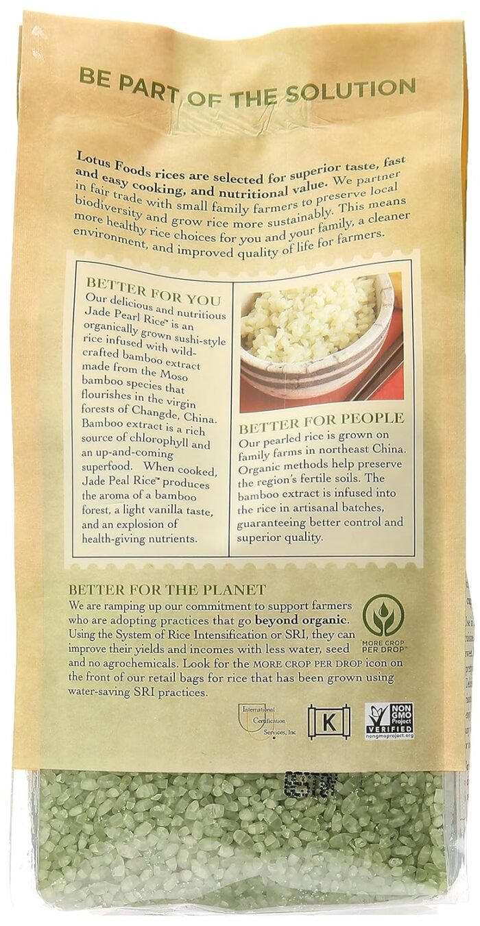 lotus rice jade pearl