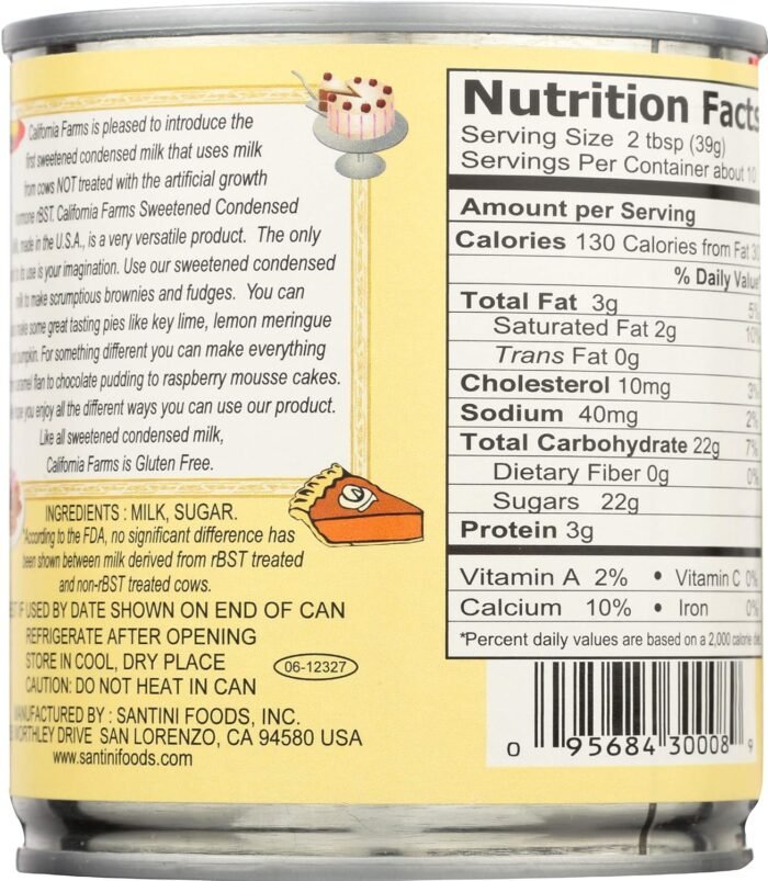 sweetened condensed milk