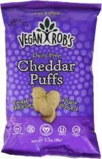 vegan robs dairy free cheddar puffs