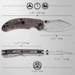 kansept nesstreet button lock pocket folding knife