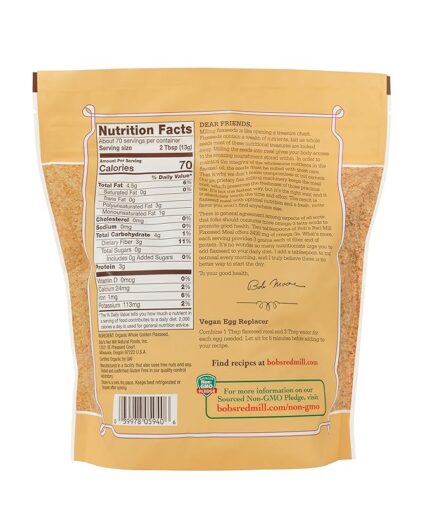 bobs red mill organic golden flaxseed meal pack
