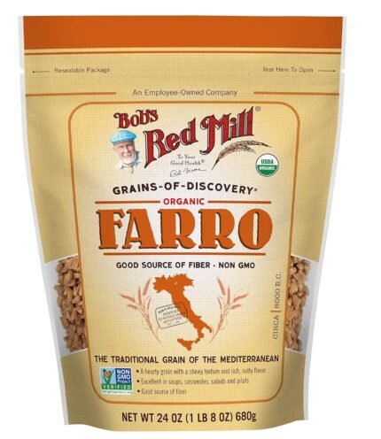 bobs red mill organic farro grain pack