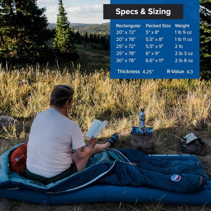 big agnes boundary deluxe xl sleeping pad