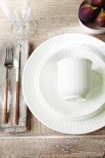 wedgwood nantucket basket 4-piece place setting white top view