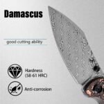 kansept nesstreet button lock pocket folding knife