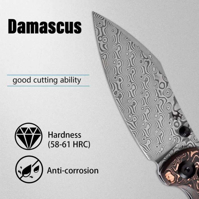 kansept nesstreet button lock pocket folding knife