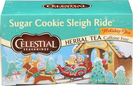 celestial seasonings sugar cookie sleigh ride herbal tea pack