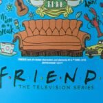 friends multi doodle icons tumbler with lid
