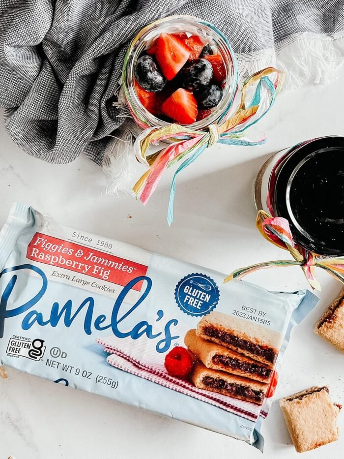 pamela's products raspberry & fig cookies pack
