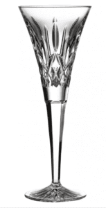 waterford lismore toasting flute pair