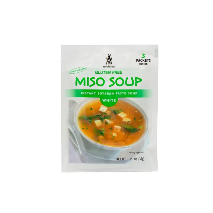 mishima instant soup mix white miso pack