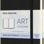 moleskine art water color pocket black 60 pages