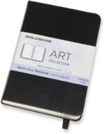 moleskine art water color pocket black 60 pages