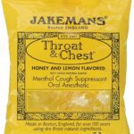 jakemans honey lemon menthol throat lozenges pack