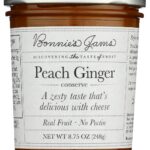 bonnies jams peach ginger jam