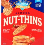 blue diamond alonds nut thins sriacha pack