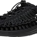 keen mens uneek classic two cord sandals black m