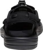 keen mens uneek classic two cord sandals black m