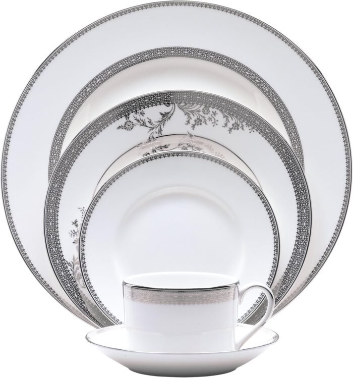 vera wang wedgwood vera lace five piece place setting