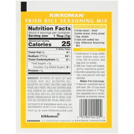 kikkoman fried rice seasoning mix pack