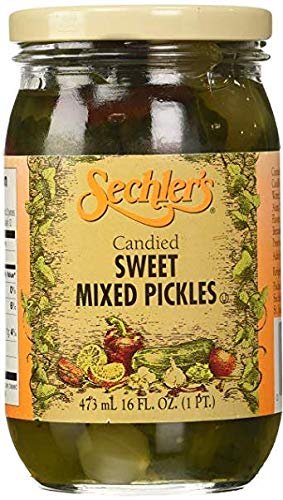 sechlers candied sweet mixed pickles