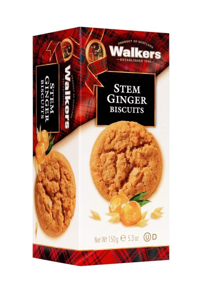 walkers stem ginger cookies pack