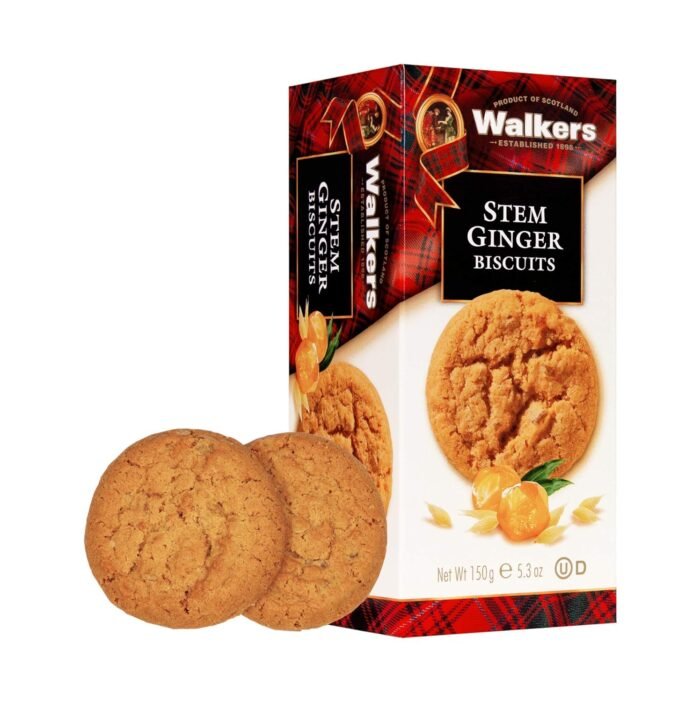 walkers stem ginger cookies pack