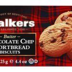 walkers chocolate chip shortbread biscuits pack