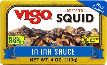 vigo premium canned seafood squid in ink sauce