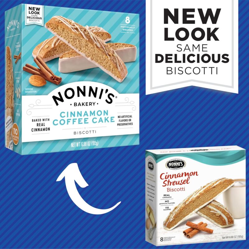 nonnis bakery cinnamon coffee cake biscotti pack