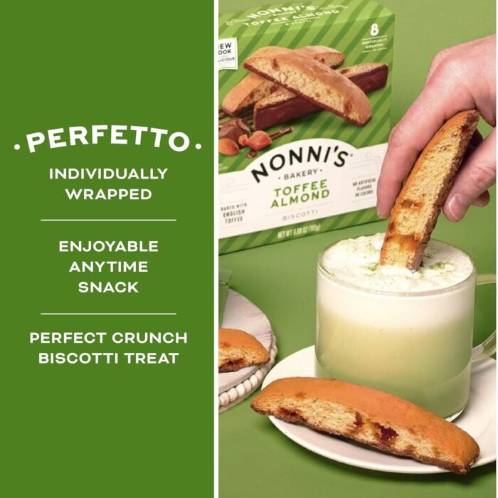 nonnis toffee almond biscotti pack