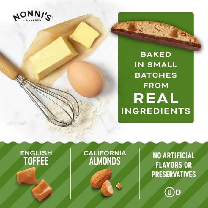 nonnis toffee almond biscotti pack