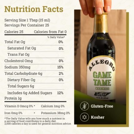 allegro game tame marinade